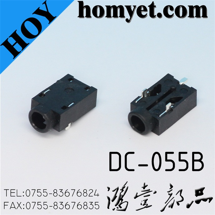 2pin DIP Type DC Power Jack (DC-055B)