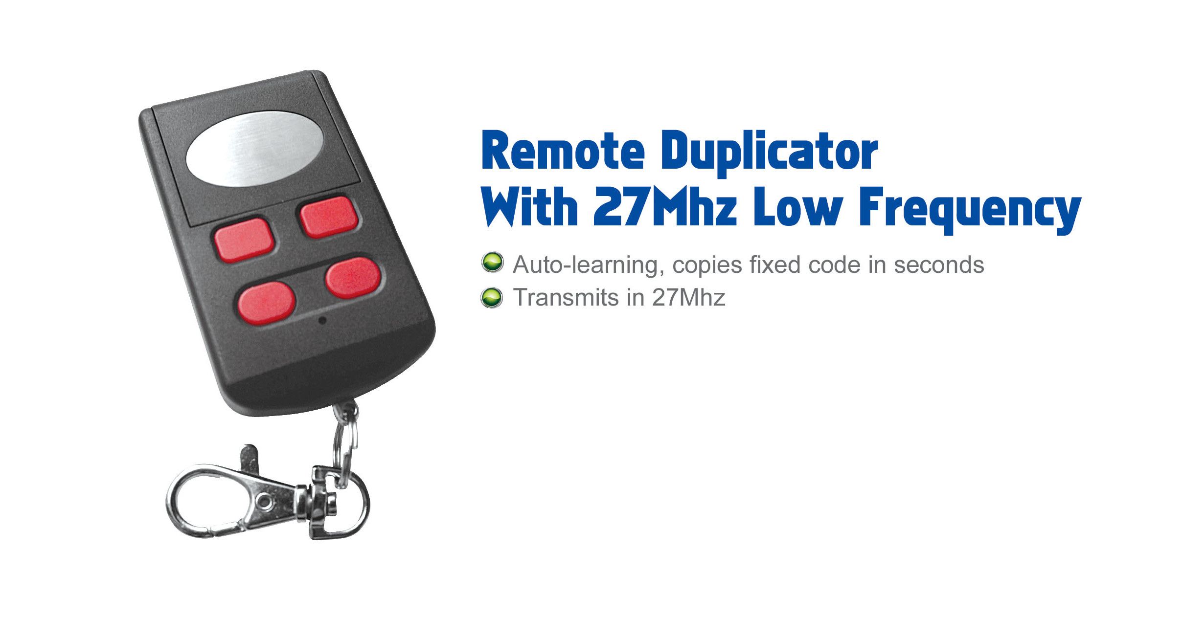 27MHz Low Frequency Remote Duplicator