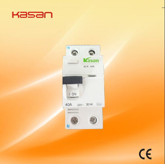 New Type 2p 50A 100mA Iidk RCCB