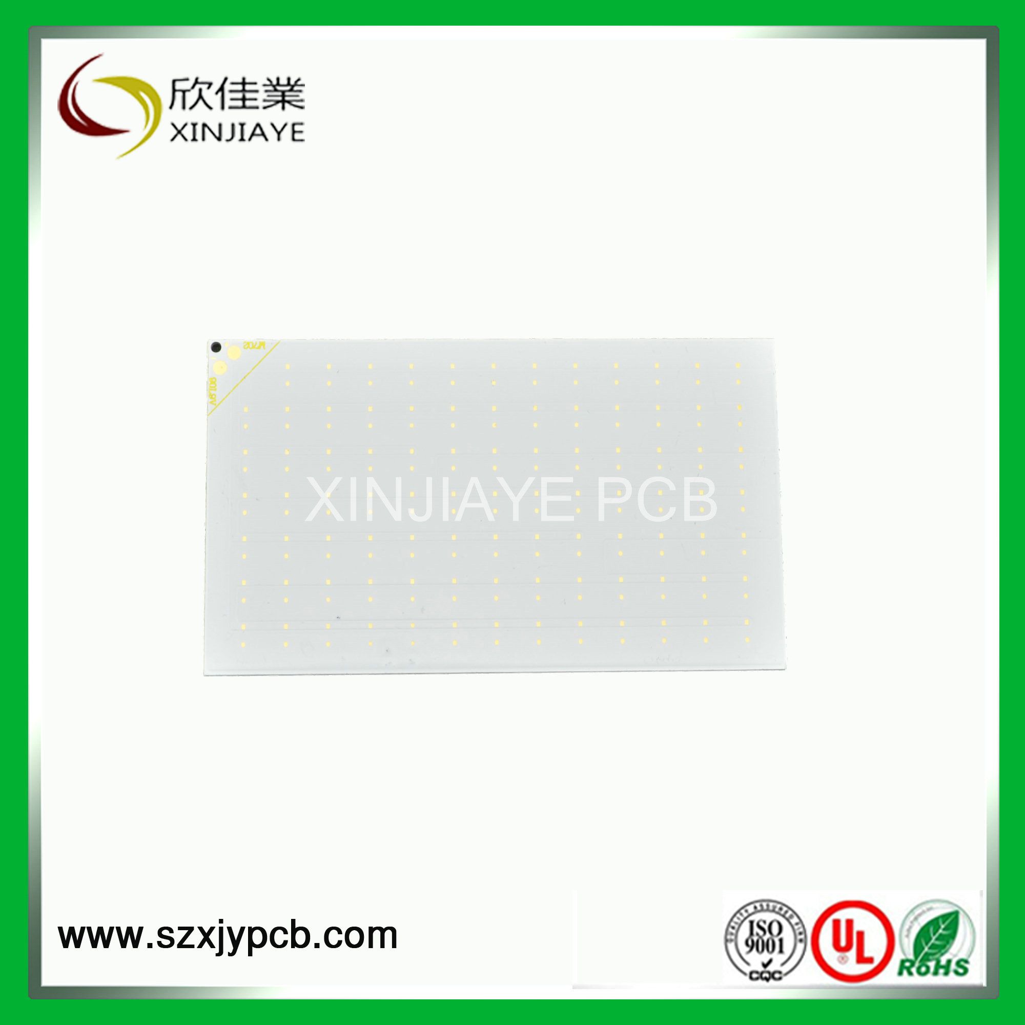PCB HASL with White Solder Mask