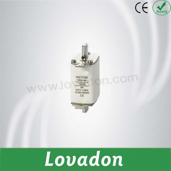 Square Pipe Bolt Connection Type Semiconductor Device Protection Used Fast Fuse
