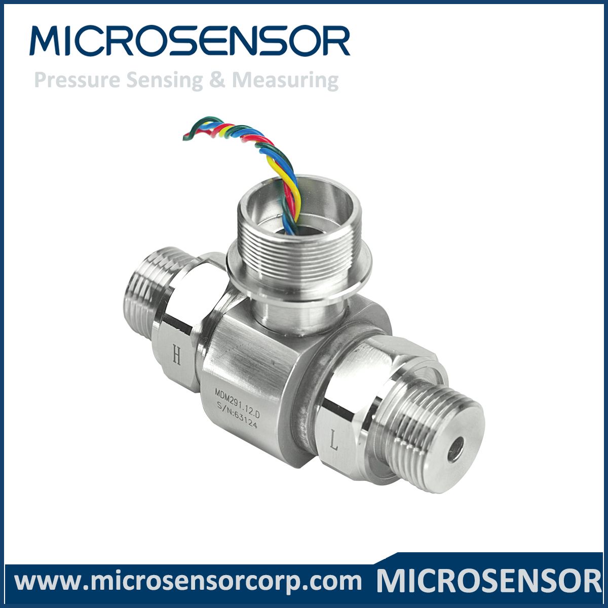 Temperature Compensated Differential Pressure Sensor (MDM291)
