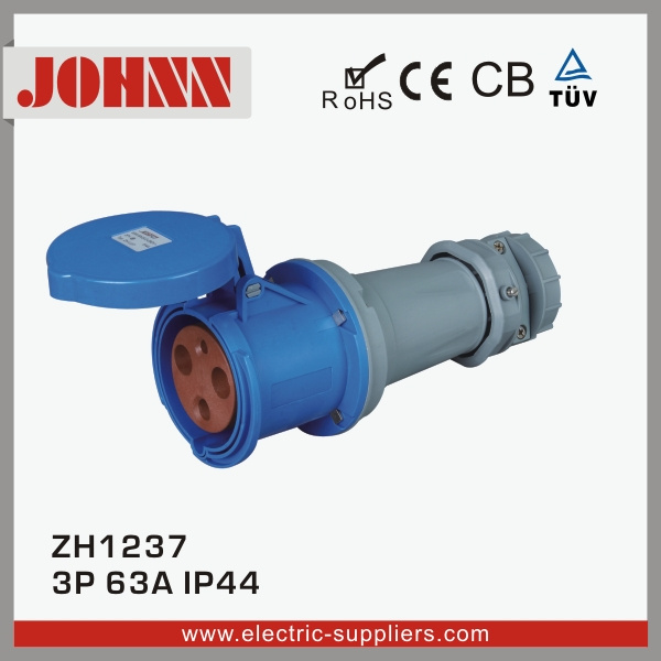 IP44 3p 63A Industrial Connector with Ce Certification