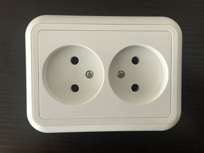 European Double Socket Outlet 2102f