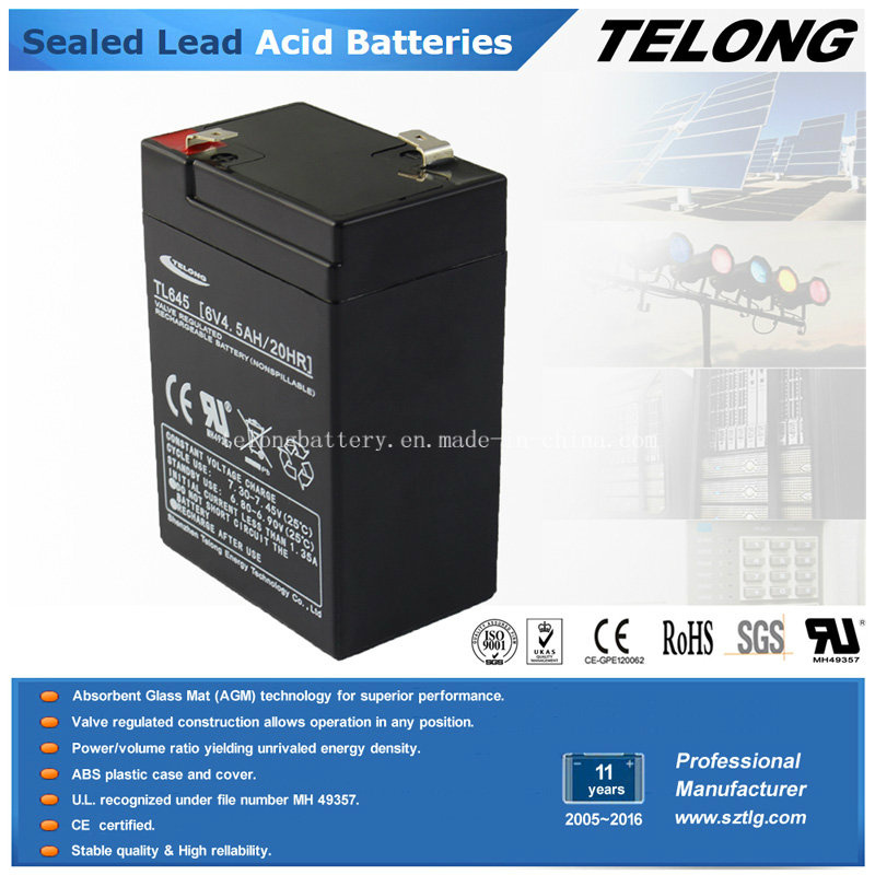 6V 4.5ah Rechargeable Power Battery for Power Tool