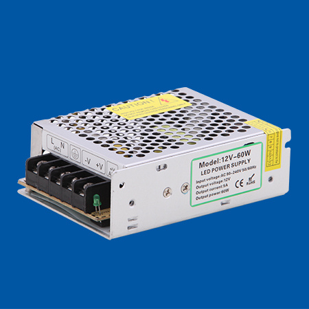 60W 12V DC Switching Power Supply with CE LED Strip Driver