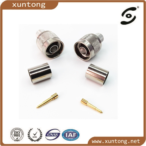 N Type Male Crimp Plug Connector for LMR400 Rg8