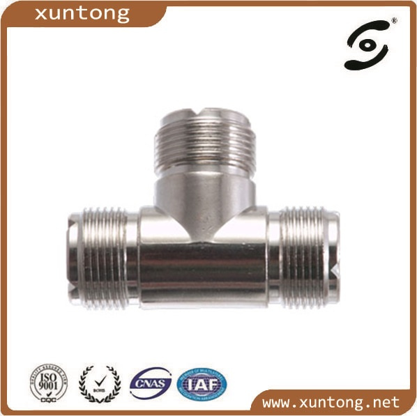 UHF-Female-T-Adapter