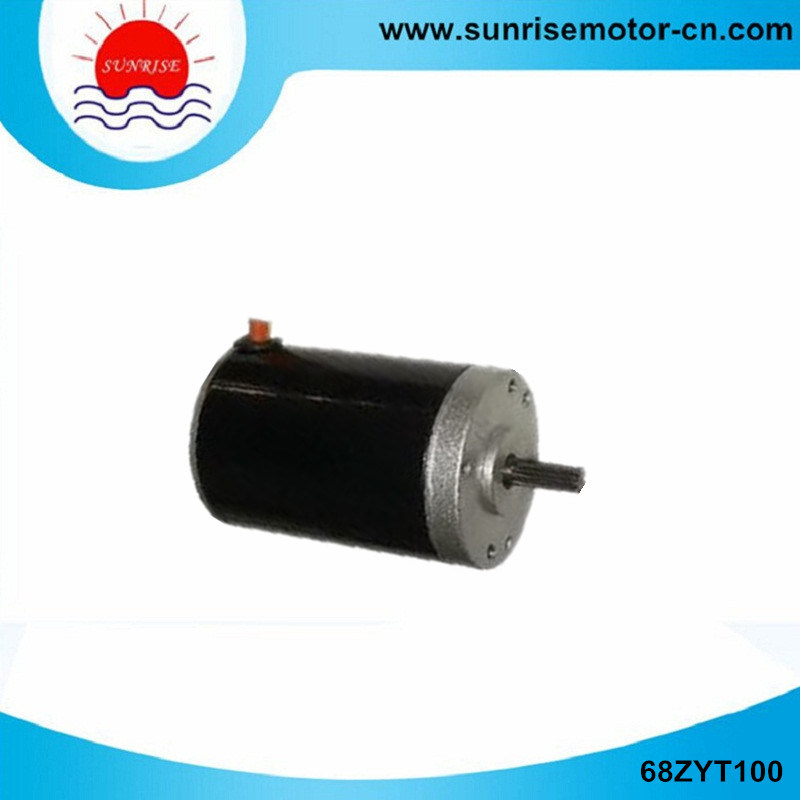 68zyt100 24V 0.32n. M 3000rpm 100W Round Permanent Magne Electric DC Motor