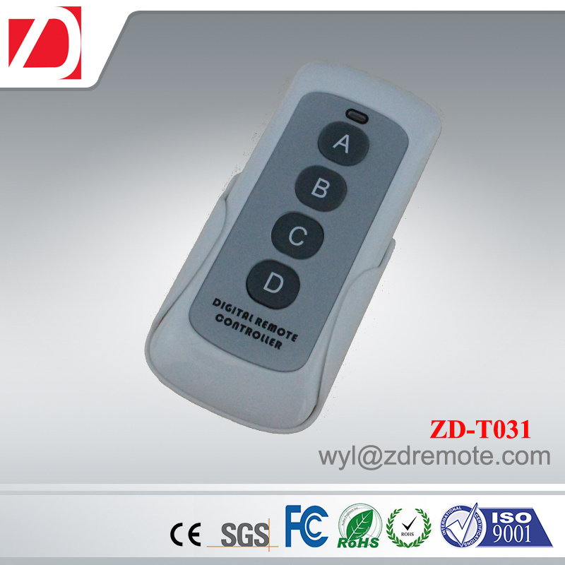 Good Look Long Working Distance 6buttons RF Wireless Remote Control