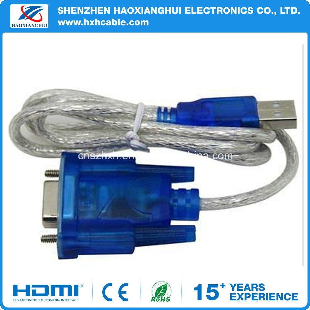 New USB 2.0 Male to Serial RS232 dB9 9 Pin Female Adapter Cable