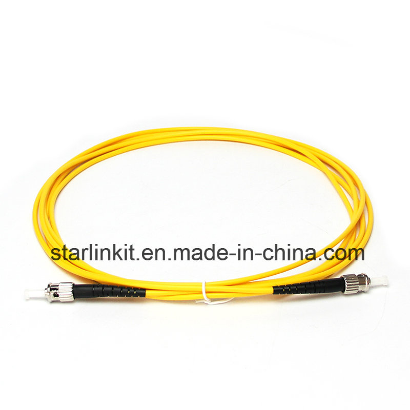St to St Duplex Single Mode Fiber Optic Patch Cable