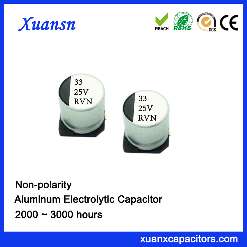 Cheap 33UF 25V SMD Non Polarized Electrolytic Capacitor