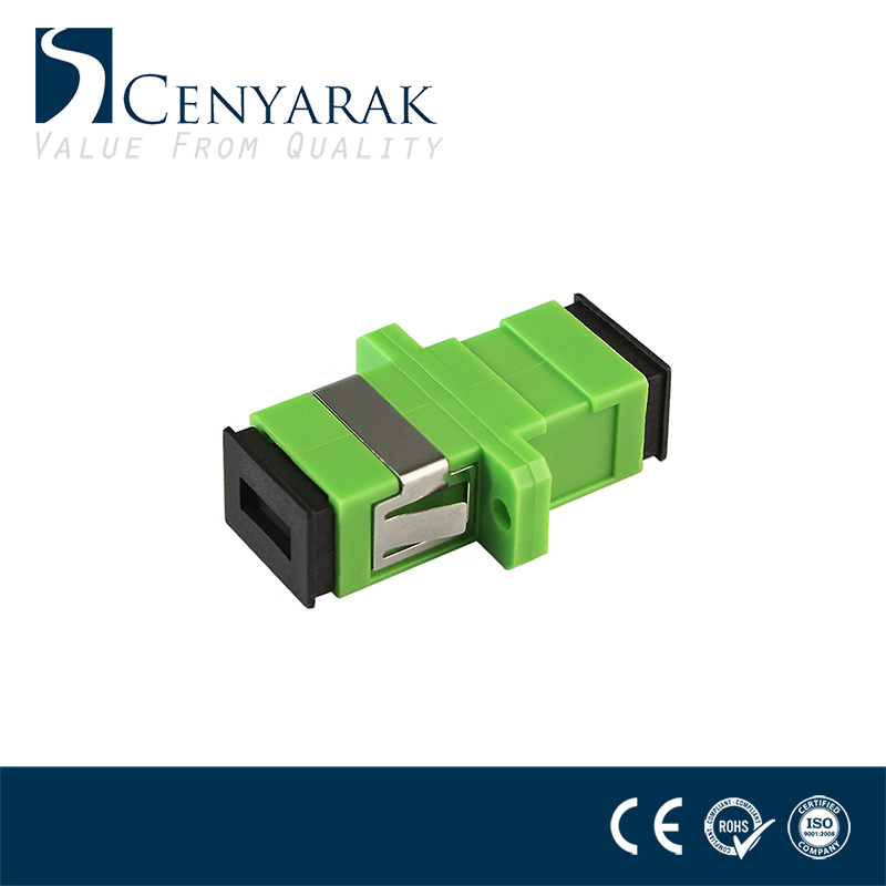 Fiber Optic Cable Adapter/Coupler Sc/APC Simplex Apply to Multimode and Singlemode