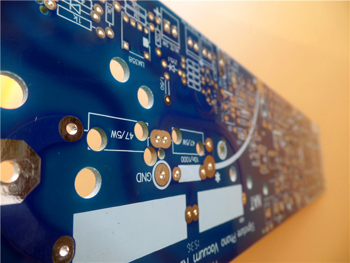 Blue Soldermask PCB 2 Layer 3 Oz Thick Board 2.0mm