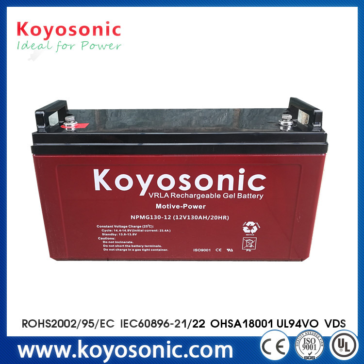 12V 75ah Deep Cycle Battery Motive Power Battery Gel Battery