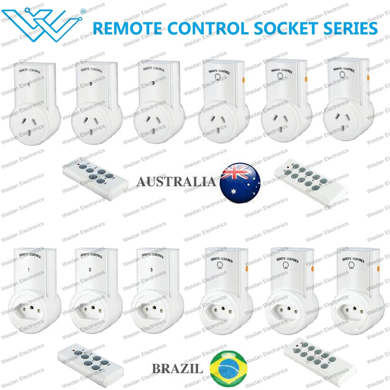 Australia/Brazil Smart Plug Intelligent Remote Control Power Socket