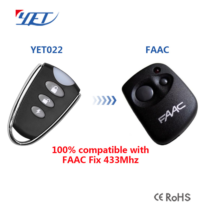 Compatible Faac Remote Control with Code Inside No Need to Copy Yet022