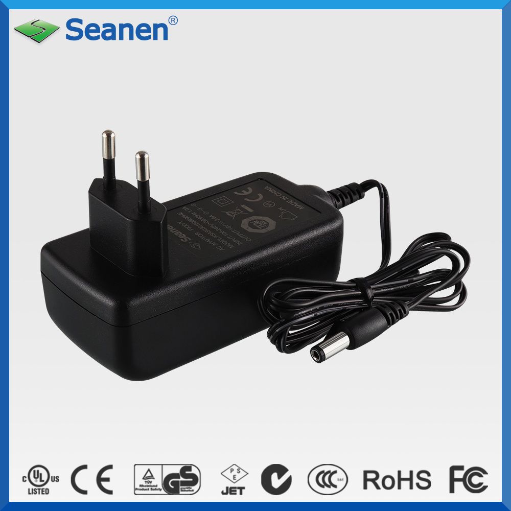 Portable 36W AC 24V 1.5A GS DC Switching Power Adapter
