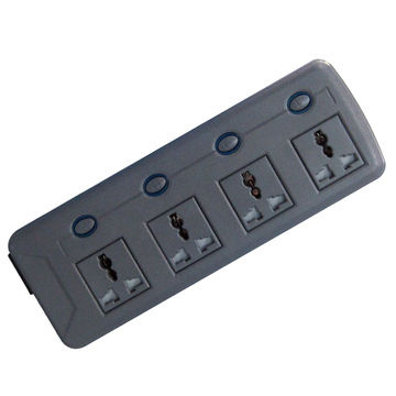 Energy-Saving Remote Control Extension Socket with Four Holes
