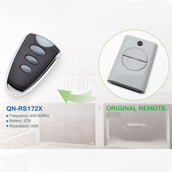 Qinuo Compatible with Faac 433MHz Gate Remote Control Rolling Code