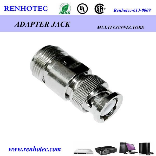 N Jack to BNC Plug Adapter