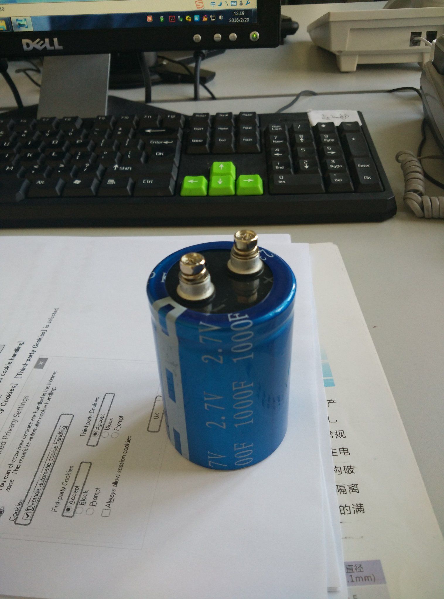 Super Capacitor 2.7V 1000f Winding Series Kamcap Farad Capacitor High Quality with RAM Car Recorder Motor Drive Sue
