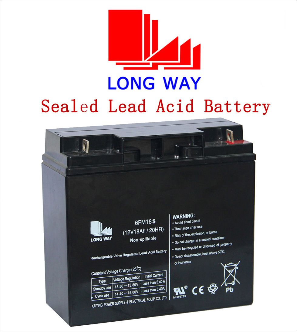 12V18ah Rechargeable Deep Cycle Solar Battery for Solar Tracking System