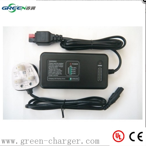 21.6volt 6cell Lithium Iron Phosphate Charger with 1.5A-2A Output for Charger for 19.2V LiFePO4 Batteries Pack with Fuel Gauge for Washing Machine