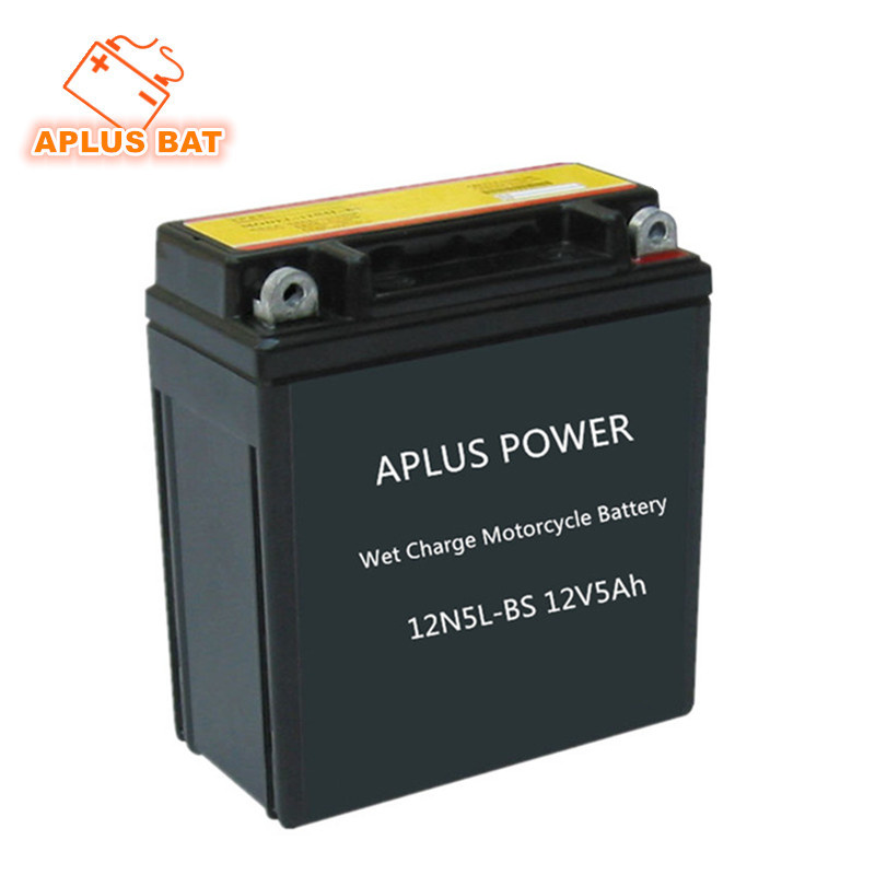 Basic Model 12n5l-BS 12V 5ah Starting Sealed Mf Motorcycle Battery