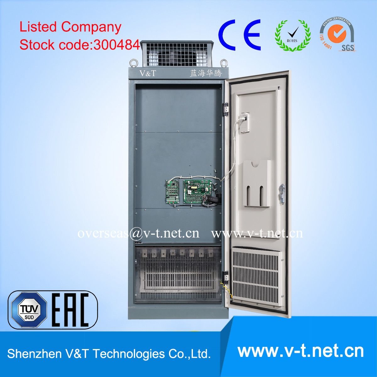 V&T E5-H 315kw Ce Certificated 3pH Economic Variable Speed AC Drive Powerful Sensorless Vector Control -HD
