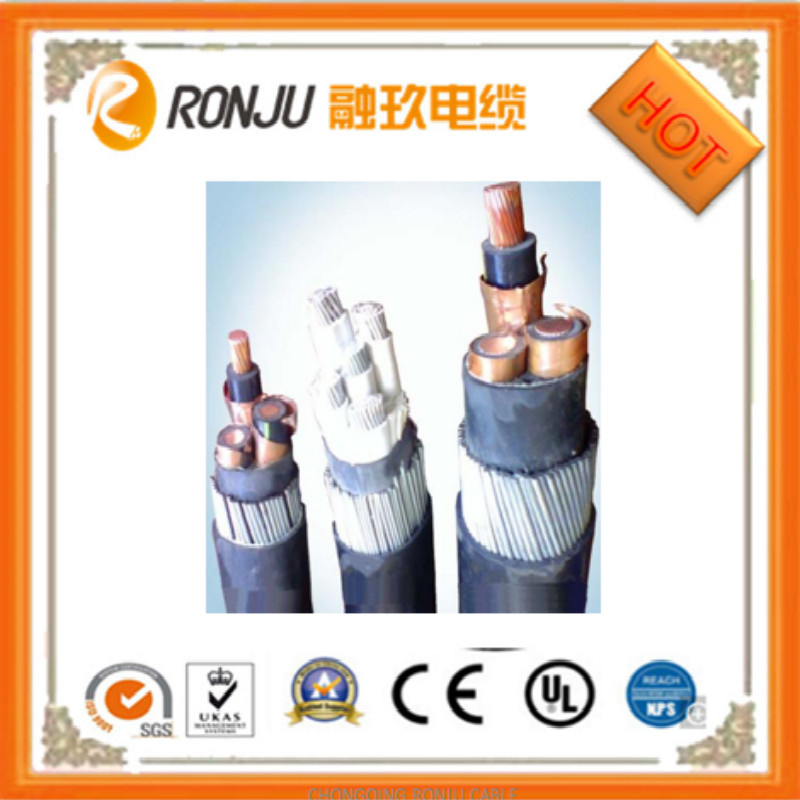 High Voltage XLPE Insulation XLPE Sheath Power Cable
