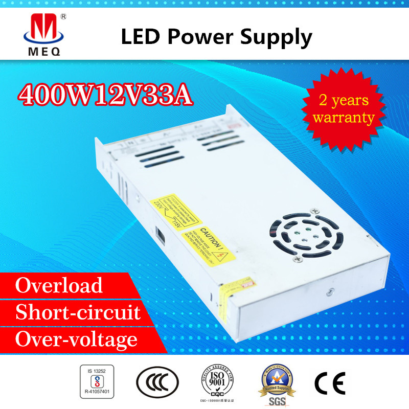 AC/ DC 12V 33A Single Output Switching Power Supply for LED Lighting 400W SMPS