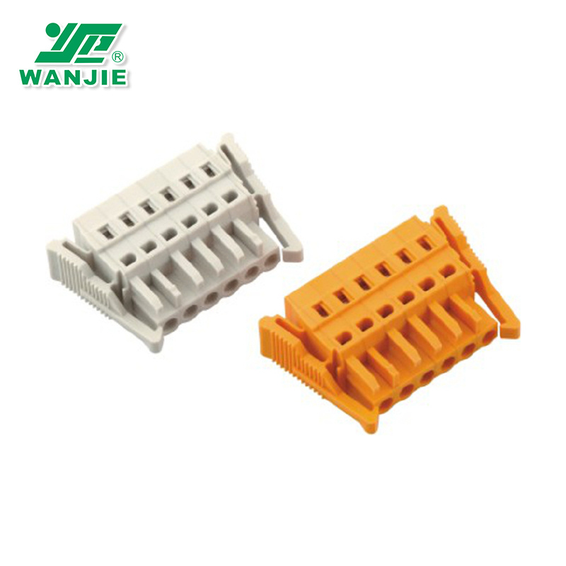 Wago Mcs Terminal Block, Spring Clamp, Pluggable Connector Wj0401/0501-01xx, Pitch 5.0/5.08mm
