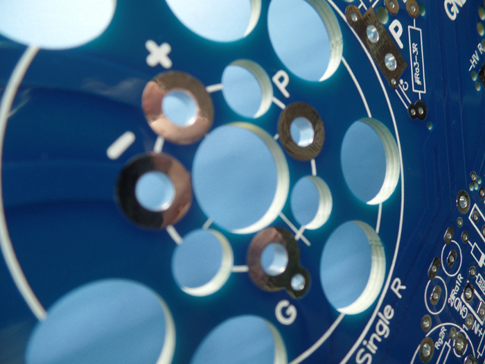6 Oz PCB Board Manufacture 3.2mm Thick with Blue Mask