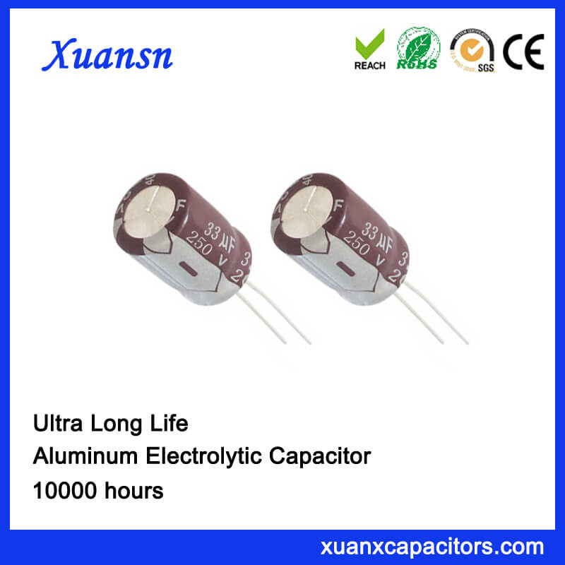 High Stability Filter Capacitor 33UF 250V Long Life