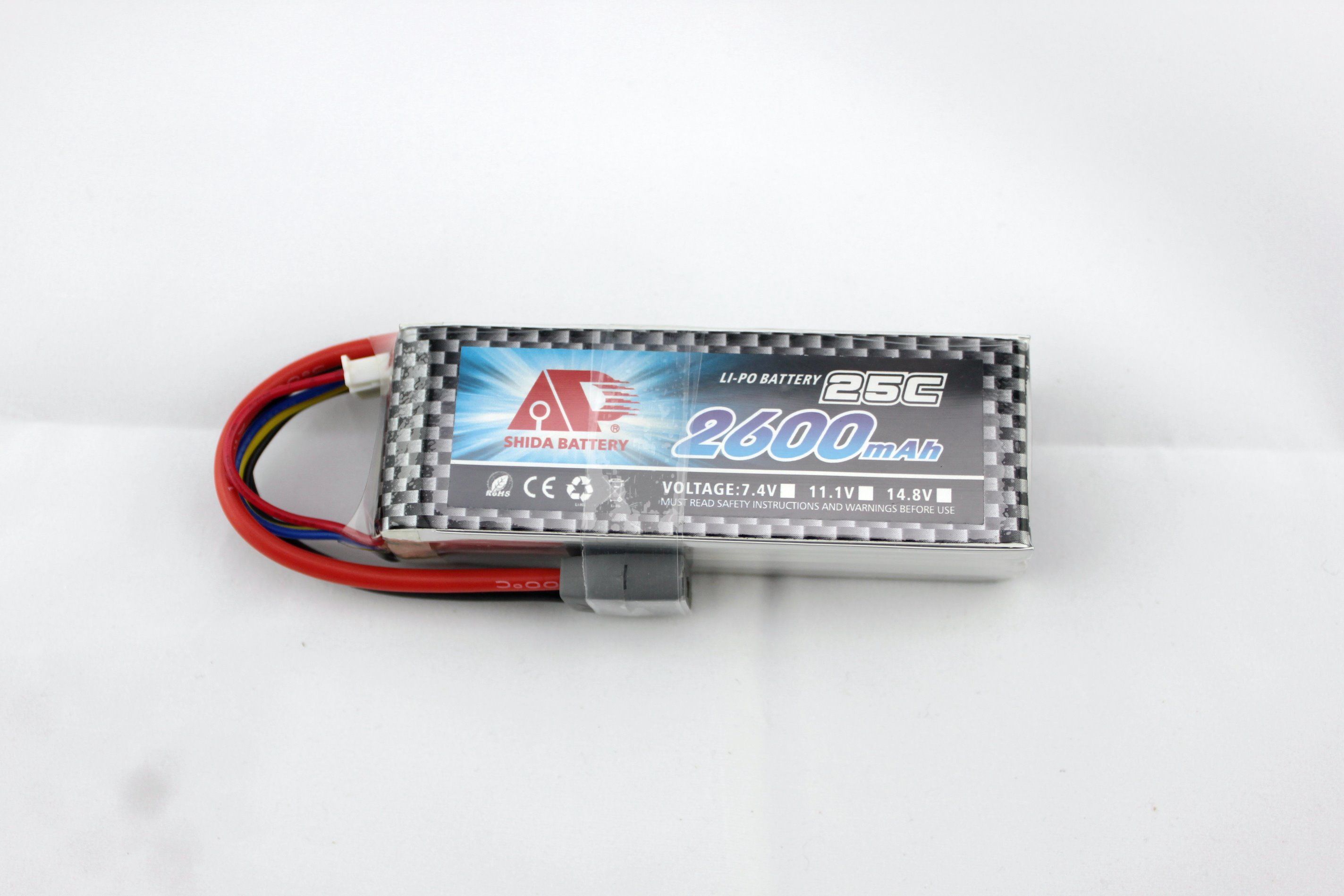 2600mAh 25c 11.1V Lithium Polymer Battery for R/C Plane