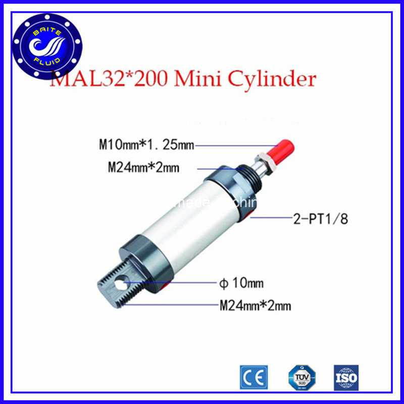 SMC Mal 32X200 Micro Round Air Cylinder Mini Pneumatic Cylinder