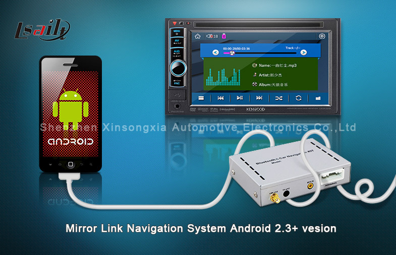 Kenwood Mirror Link Navigation Box with Multiple Maps