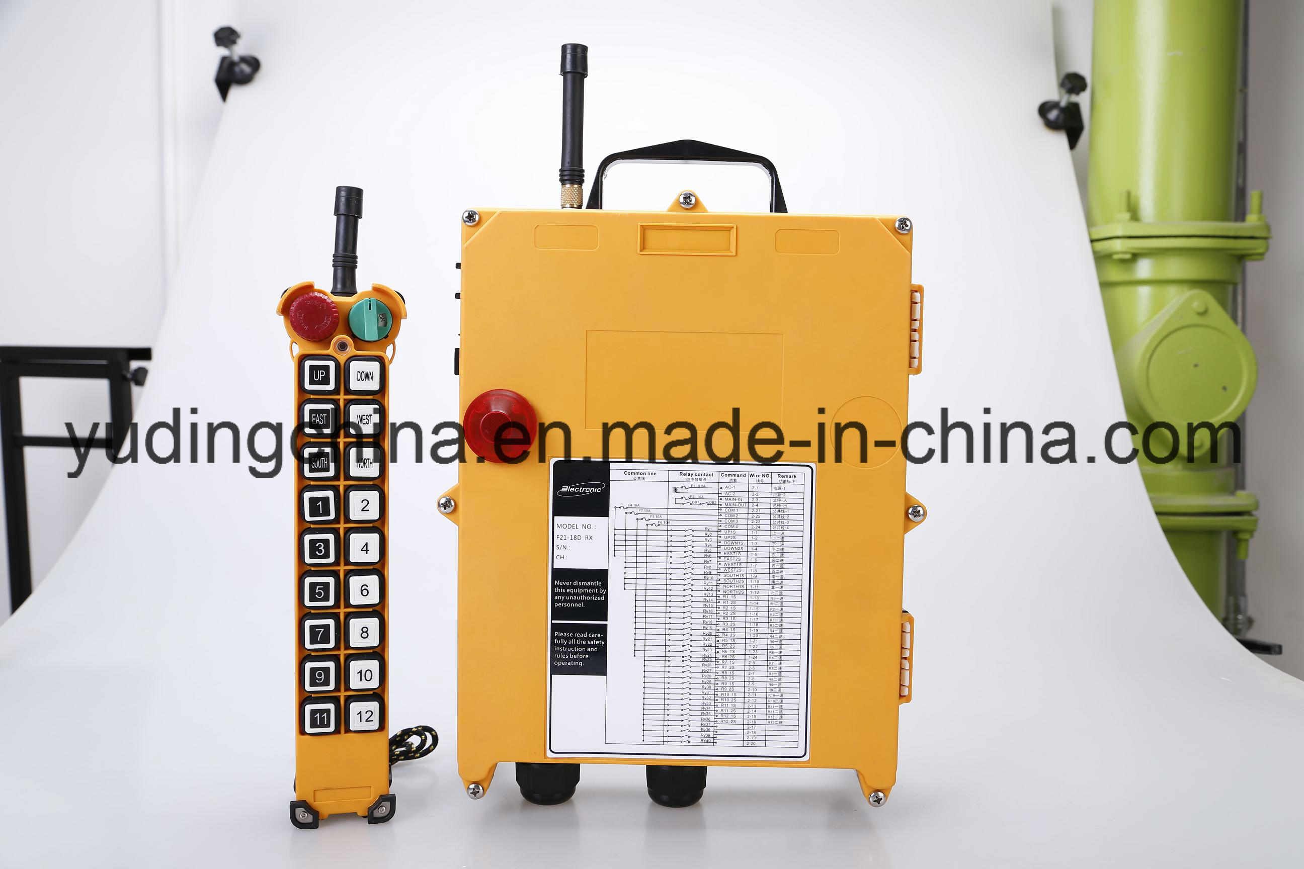 Factory Price Wireless Radio Remote Control F21-18d
