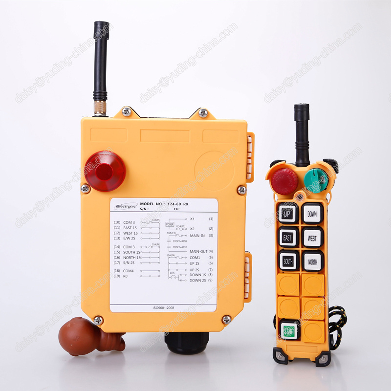 F24-6D High Quality Wireless Remote Control Eot Crane Remote Control