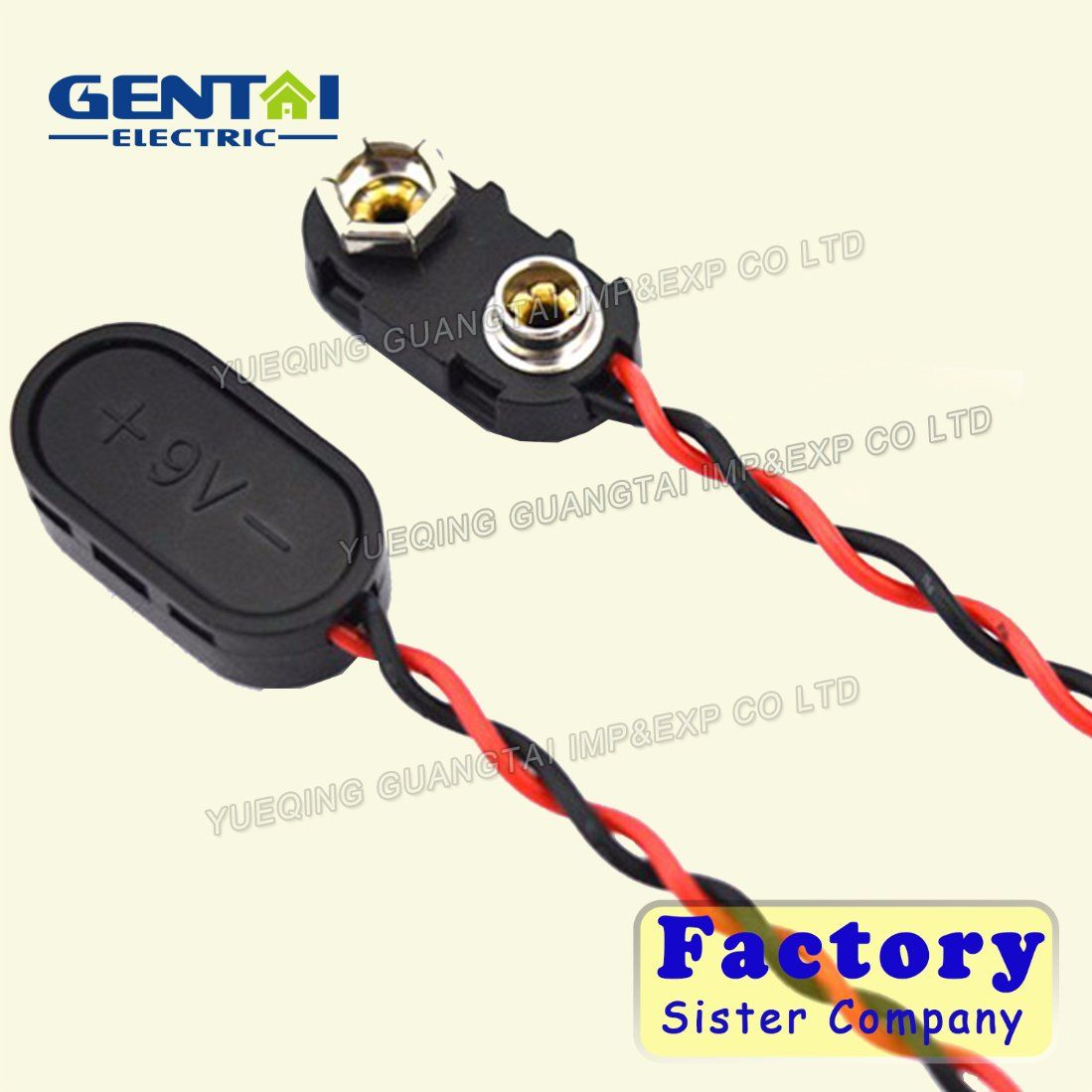 Battery Holder Snap 9V Battery Holder Wire