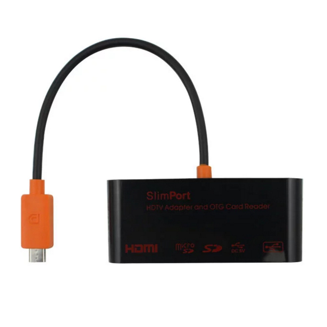 Slimport/Mydp to HDTV Adapter and OTG Cardreader