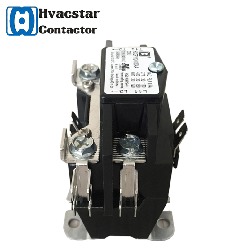 AC Magnetic Electric Hcdp Definite Purpose UL Certificated 1.5 Pole 30 AMPS 24V Contactor for Air Conditioner