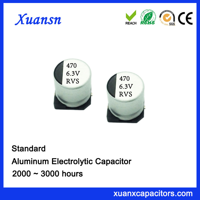 470UF 6.3V General 2000hours SMD Electrolytic Capacitor