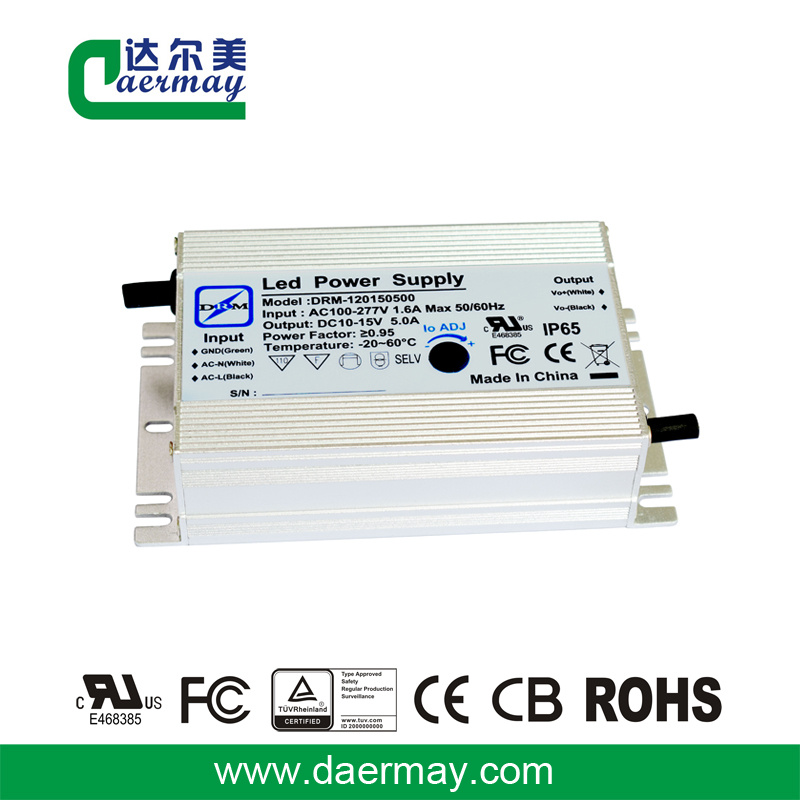Outdoor Waterproof IP65 LED Driver 120W 15V
