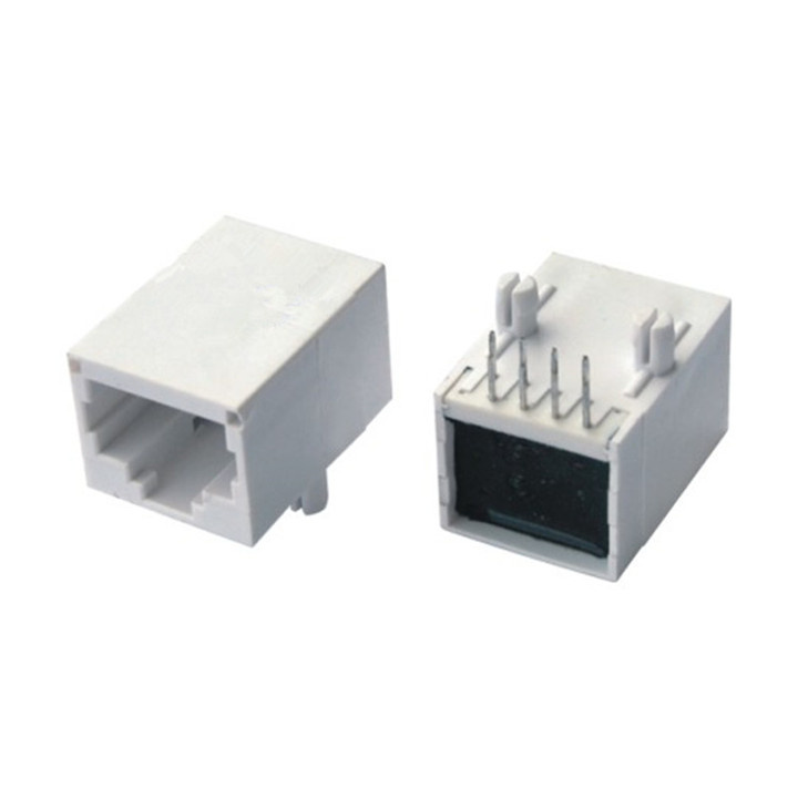 White Color Unshielded 8p8c Jack RJ45 Modular