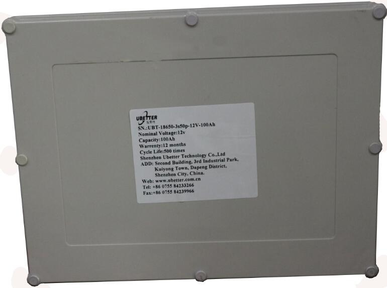 12V 100ah Rechargeable UPS Battery for Solar Power System
