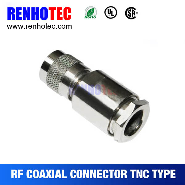 Clamp Type TNC Plug Connector for LMR200