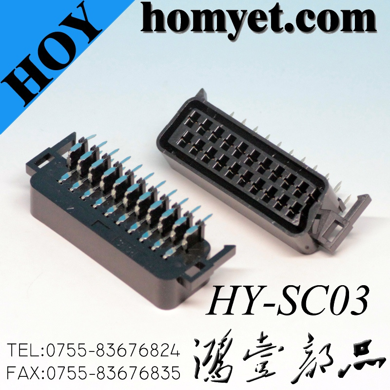 21pin Scart Female Socket